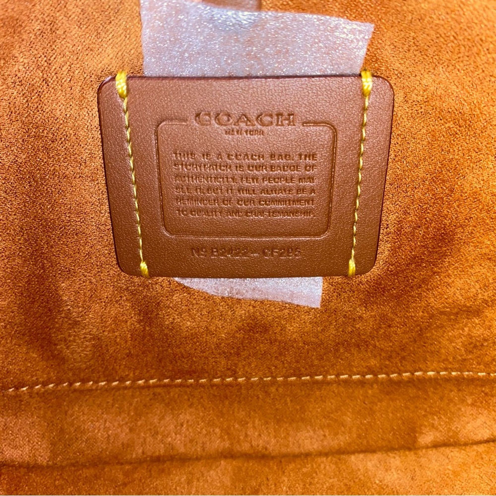 Coach Revel Bag 24 In Signature Textile Jacquard New - Picture 10 of 16